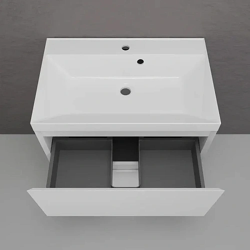 Тумба под раковину Style Line Манхэттен 70 см ЛС-00002374 напольная, белый матовый Тумба под раковину Style Line Манхэттен 70 см ЛС-00002374 напольная, белый матовый