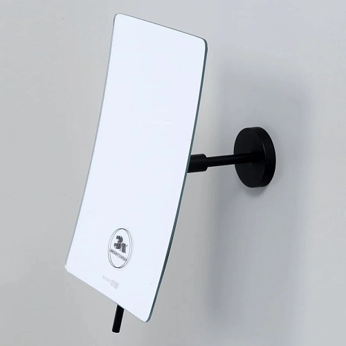 Зеркало косметическое WasserKRAFT K-1001BLACK с 3-х кратным увеличением черный Зеркало косметическое WasserKRAFT K-1001BLACK с 3-х кратным увеличением черный