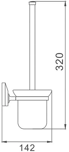 Ершик для унитаза Haiba HB1610 Ершик для унитаза Haiba HB1610