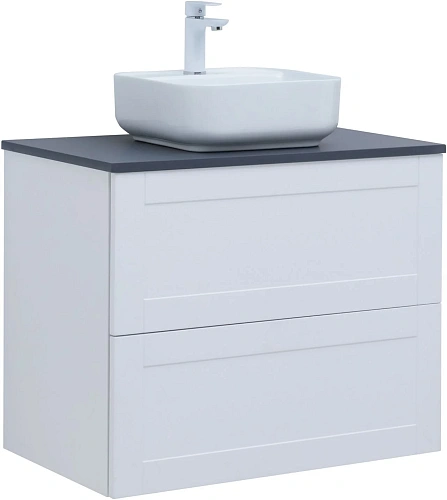 Тумба под раковину Aquanet Терра 80 белый матовый 00313234 подвесная Тумба под раковину Aquanet Терра 80 белый матовый 00313234 подвесная