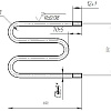 Полотенцесушитель водяной Aquanet М Серия-1 500x600, с 2 полками 00234342 Полотенцесушитель водяной Aquanet М Серия-1 500x600, с 2 полками 00234342