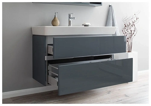 Комплект мебели Aquanet Виго 80 сине-серый 00183673 Комплект мебели Aquanet Виго 80 сине-серый 00183673