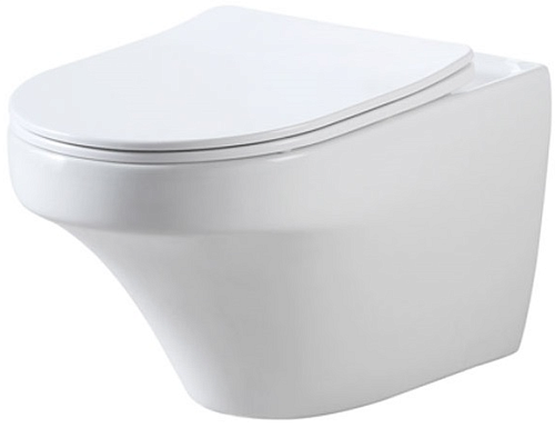 Унитаз подвесной Vincea Edge VT1-27 белый, ультратонкое сиденье soft-close Унитаз подвесной Vincea Edge VT1-27 белый, ультратонкое сиденье soft-close