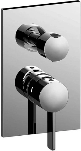 Смеситель для душа Paffoni Rock RO019CR/M (с внутренней частью) Смеситель для душа Paffoni Rock RO019CR/M (с внутренней частью)