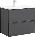Тумба под раковину Aquanet Арт 75 ясень графит 00329064 напольная/подвесная Тумба под раковину Aquanet Арт 75 ясень графит 00329064 напольная/подвесная