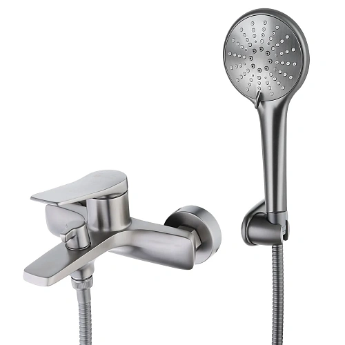 Смеситель для ванны Lemark Bronx LM3714GM, графит Смеситель для ванны Lemark Bronx LM3714GM, графит