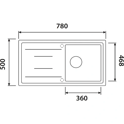 Кухонная мойка Kaiser Песочный KGM-7850-S Кухонная мойка Kaiser Песочный KGM-7850-S