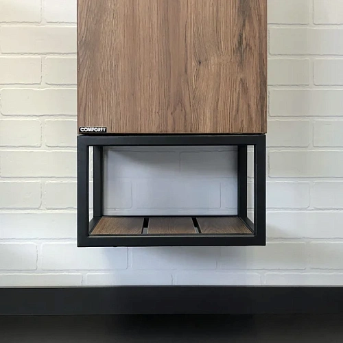 Шкаф-пенал Comforty Порто-35 00-00009982 дуб темно-коричневый Шкаф-пенал Comforty Порто-35 00-00009982 дуб темно-коричневый