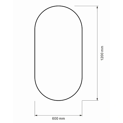 Зеркало ABBER Immer Offen AG6401B Зеркало ABBER Immer Offen AG6401B