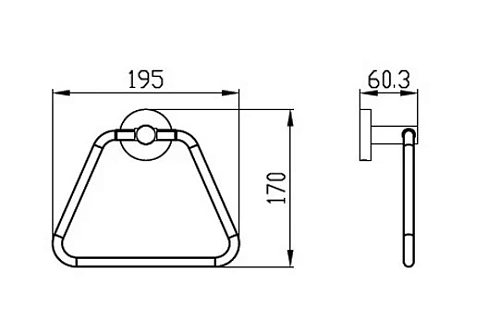 Полотенцедержатель Kaiser KH-4101 Полотенцедержатель Kaiser KH-4101