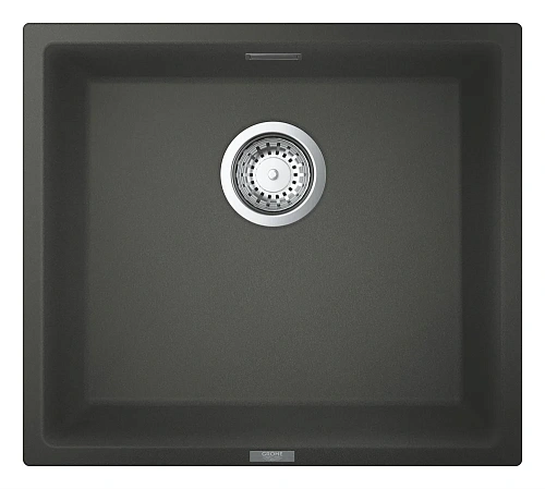 Кухонная мойка GROHE K700U с одной чашей, 457 x 406 мм, серый гранит (31653AT0) Кухонная мойка GROHE K700U с одной чашей, 457 x 406 мм, серый гранит (31653AT0)