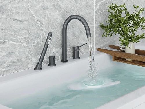 Смеситель на борт ванны Timo Saona 2320/18Y черное золото Смеситель на борт ванны Timo Saona 2320/18Y черное золото