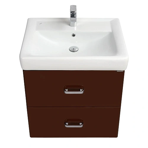 Тумба под раковину Aquaton Америна 60 темно-коричневая 1A135401AM430 Тумба под раковину Aquaton Америна 60 темно-коричневая 1A135401AM430