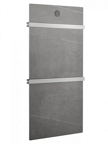 Полотенцесушитель электрический Wonzon & Woghand с греющей плитой серый мрамор, брашированный никель (WW-A502-BR) Полотенцесушитель электрический Wonzon & Woghand с греющей плитой серый мрамор, брашированный никель (WW-A502-BR)