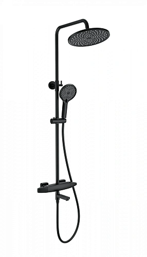 Душевая система Wonzon & Woghand с термостатом, черный матовый (WW-B3035-A2-MB) Душевая система Wonzon & Woghand с термостатом, черный матовый (WW-B3035-A2-MB)