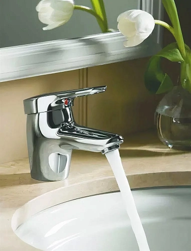 Смеситель для раковины Jacob Delafon Kandel E660RU-CP с донным клапаном Смеситель для раковины Jacob Delafon Kandel E660RU-CP с донным клапаном