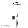 Душевая система EXCELLENT Keria AREX.SET.2047BL (черный мат) скрытого монтажа