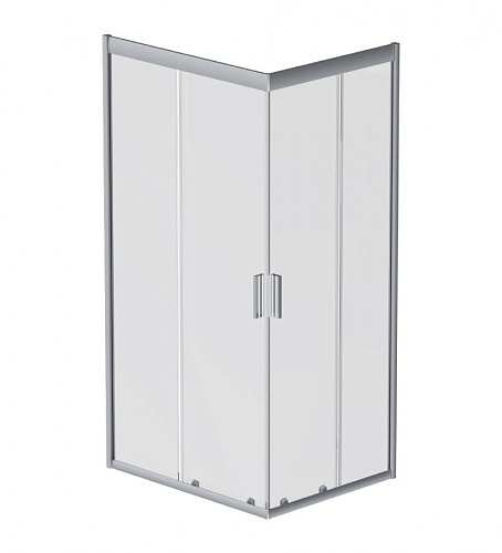 Душевой уголок AM.PM Gem W90G-404-100280-MT 100х80 стекло прозрачное, профиль серебро матовое Душевой уголок AM.PM Gem W90G-404-100280-MT 100х80 стекло прозрачное, профиль серебро матовое