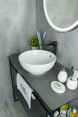 Раковина Gid N9002 51102 накладная белая 38.5x38.5x15 Раковина Gid N9002 51102 накладная белая 38.5x38.5x15