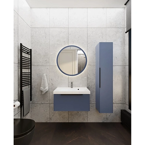 Шкаф-пенал Simpla Blu Grigio 30 FNC-05-SIM-BG-30 синий Шкаф-пенал Simpla Blu Grigio 30 FNC-05-SIM-BG-30 синий