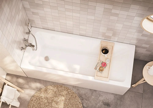 Акриловая ванна Roca Leon 170x70 прямоугольная белая 248658000 Акриловая ванна Roca Leon 170x70 прямоугольная белая 248658000