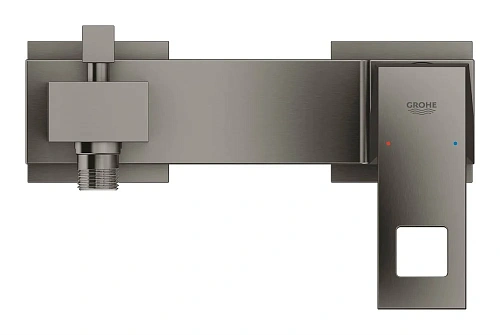 Смеситель для ванны GROHE Eurocube, темный графит матовый (23140AL0) Смеситель для ванны GROHE Eurocube, темный графит матовый (23140AL0)