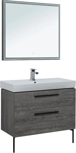 Комплект мебели Aquanet Nova 90 дуб рошелье (2 ящика) 00243257 Комплект мебели Aquanet Nova 90 дуб рошелье (2 ящика) 00243257