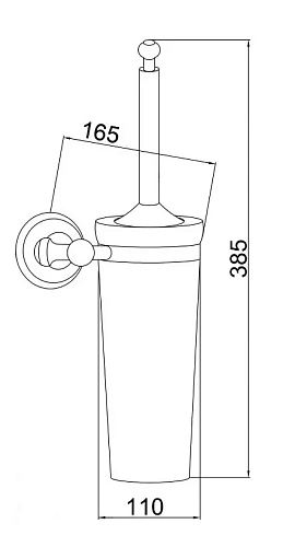Ершик для унитаза Boheme Provanse 10810 Ершик для унитаза Boheme Provanse 10810
