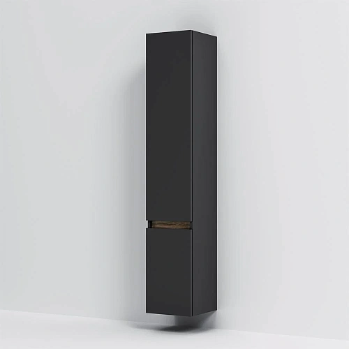 Шкаф-пенал AM.PM X-Joy M85ACHR0306BM подвесной, правый, 30 см, черный матовый Шкаф-пенал AM.PM X-Joy M85ACHR0306BM подвесной, правый, 30 см, черный матовый