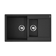Кухонная мойка Omoikiri Daisen 86-2-BL Artgranit/черный 4993477 Кухонная мойка Omoikiri Daisen 86-2-BL Artgranit/черный 4993477