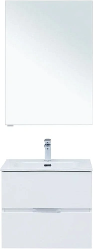 Комплект мебели Aquanet Алвита New 60 2 ящика, белый матовый 00274216 Комплект мебели Aquanet Алвита New 60 2 ящика, белый матовый 00274216