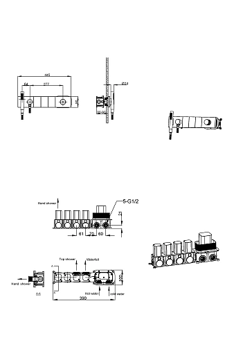 Смеситель для ванны Boheme ZODIAC 132-SYS-NB NIKEL BRUSH Смеситель для ванны Boheme ZODIAC 132-SYS-NB NIKEL BRUSH