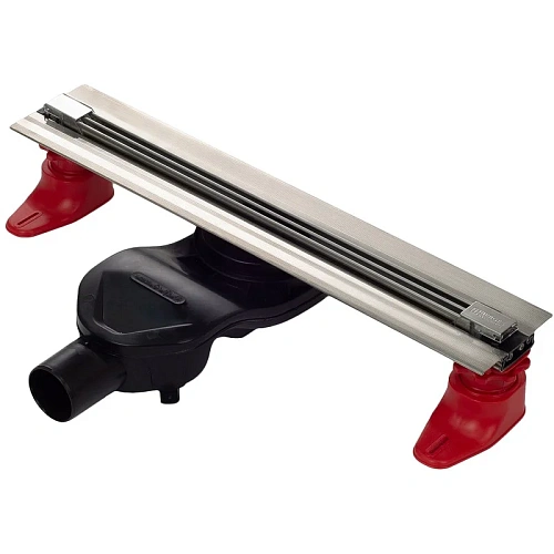 Душевой лоток BERGES SUPER Slim 400, хром глянец, S-сифон D50 H60 боковой 091177 Душевой лоток BERGES SUPER Slim 400, хром глянец, S-сифон D50 H60 боковой 091177