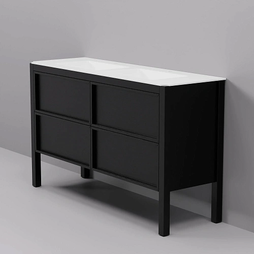 Тумба с раковиной ArtDecco Elisa 140 AES14F78D200 черный дуб Тумба с раковиной ArtDecco Elisa 140 AES14F78D200 черный дуб