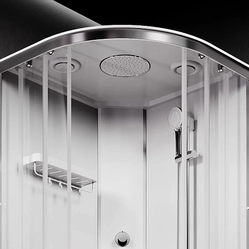 Душевая кабина AM.PM X-Joy W94C-401-090MT 90x90, четверть круга, профиль хром матовый, стекло прозрачное Душевая кабина AM.PM X-Joy W94C-401-090MT 90x90, четверть круга, профиль хром матовый, стекло прозрачное