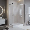 Душевой уголок BelBagno UNO-195-AH-2-120/100-CH-CR Душевой уголок BelBagno UNO-195-AH-2-120/100-CH-CR