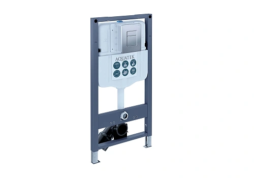 Инсталляция для унитаза Aquatek Pneumo N49 INSP-0000002 1130x505x100 мм , пневматическое управление, + звукоизоляционная прокладка Инсталляция для унитаза Aquatek Pneumo N49 INSP-0000002 1130x505x100 мм , пневматическое управление, + звукоизоляционная прокладка