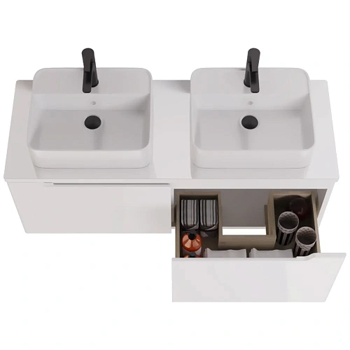 Тумба под раковину DREJA W, 125 см, подвесная, для а Гармония 125 см или стеклянной столешницы W, 99.9400 Тумба под раковину DREJA W, 125 см, подвесная, для а Гармония 125 см или стеклянной столешницы W, 99.9400