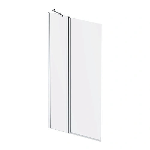 Шторка на ванну AM.PM Gem W90BS-D3W5-140CT 80х140, поворотная с неподвижным элементом, хром, стекло прозрачное Шторка на ванну AM.PM Gem W90BS-D3W5-140CT 80х140, поворотная с неподвижным элементом, хром, стекло прозрачное