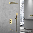 Душевая система Vincea Next VSFW-1N3TBG термостатический встраиваемая, брашированное золото Душевая система Vincea Next VSFW-1N3TBG термостатический встраиваемая, брашированное золото
