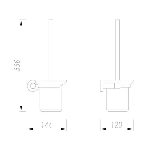 Ершик для унитаза OMNIRES MODERN PROJECT MP60620AT (антрацит) Ершик для унитаза OMNIRES MODERN PROJECT MP60620AT (антрацит)