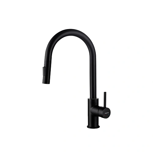 Смеситель для кухни Aquatek ЕВРОПА AQ1384MB Черный матовый Смеситель для кухни Aquatek ЕВРОПА AQ1384MB Черный матовый