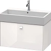 Тумба под раковину Duravit Brioso BR405502222 подвесная 78 см белый глянцевый Тумба под раковину Duravit Brioso BR405502222 подвесная 78 см белый глянцевый