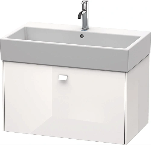 Тумба под раковину Duravit Brioso BR405502222 подвесная 78 см белый глянцевый Тумба под раковину Duravit Brioso BR405502222 подвесная 78 см белый глянцевый