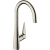 Смеситель для кухни Hansgrohe Eco Talis M51 72816800, нержавеющая сталь
