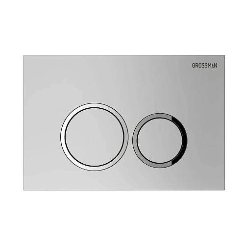 Клавиша смыва GROSSMAN Galaxy 700.K31.01.110.110 хром матовый Клавиша смыва GROSSMAN Galaxy 700.K31.01.110.110 хром матовый