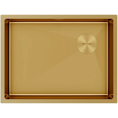 Кухонная мойка Paulmark NEXT-SKEW 58 UNI, PM885844-BG, брашированное золото, 580х440мм 1,2мм Кухонная мойка Paulmark NEXT-SKEW 58 UNI, PM885844-BG, брашированное золото, 580х440мм 1,2мм
