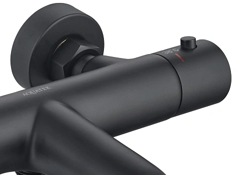 Смеситель для ванны Aquatek ВЕГА AQ1043MB черный матовый Смеситель для ванны Aquatek ВЕГА AQ1043MB черный матовый