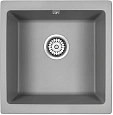 Кухонная мойка Paulmark BRILON PM104546-GRM кварцевая серый Кухонная мойка Paulmark BRILON PM104546-GRM кварцевая серый