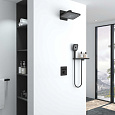 Душевая система Vincea Inspire VSFW-3I21MT4RMB встраиваемый, термостатический, двухрежимный, черный